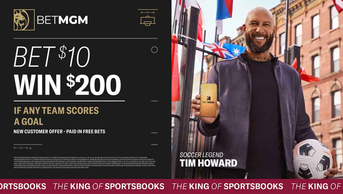 BetMGM Bet $10, Win $200 on the World Cup