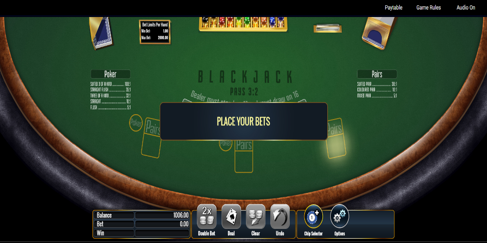 Pokers & Pairs Blackjack