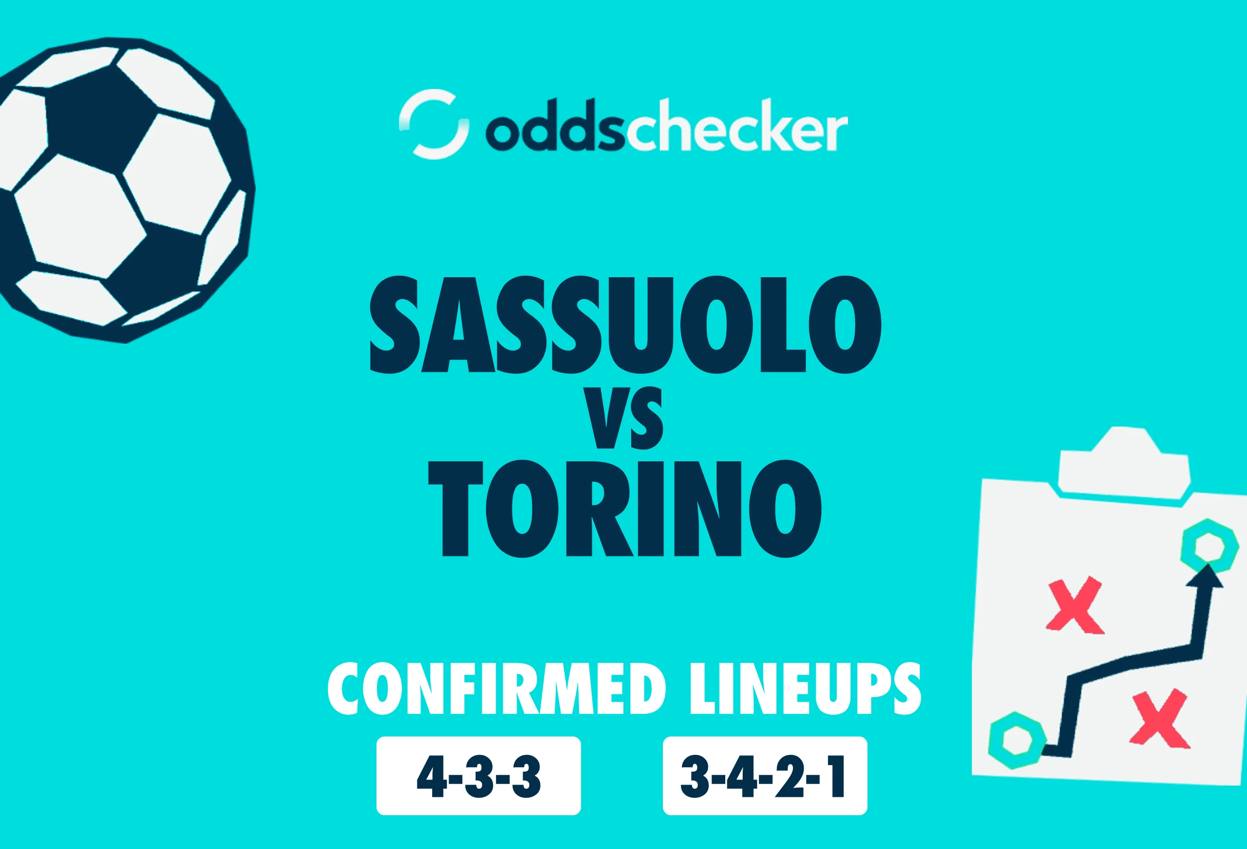 Sassuolo vs Torino Confirmed Lineups