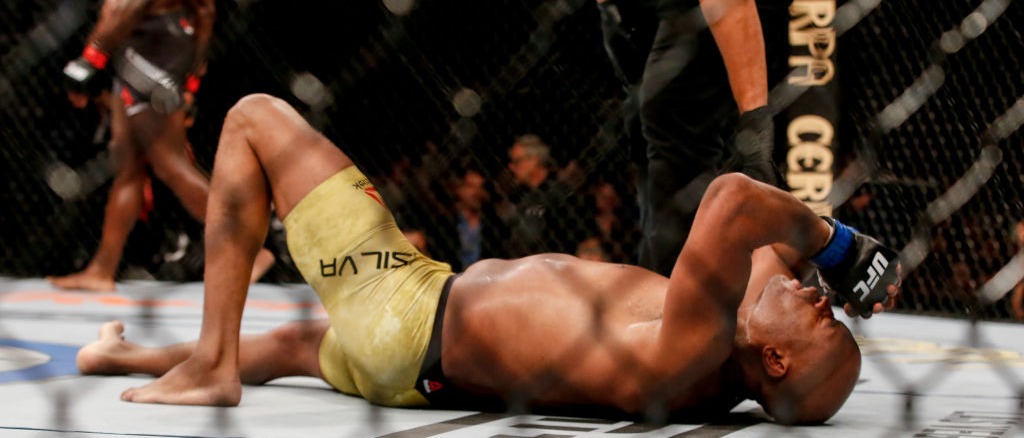 anderson silva knee break