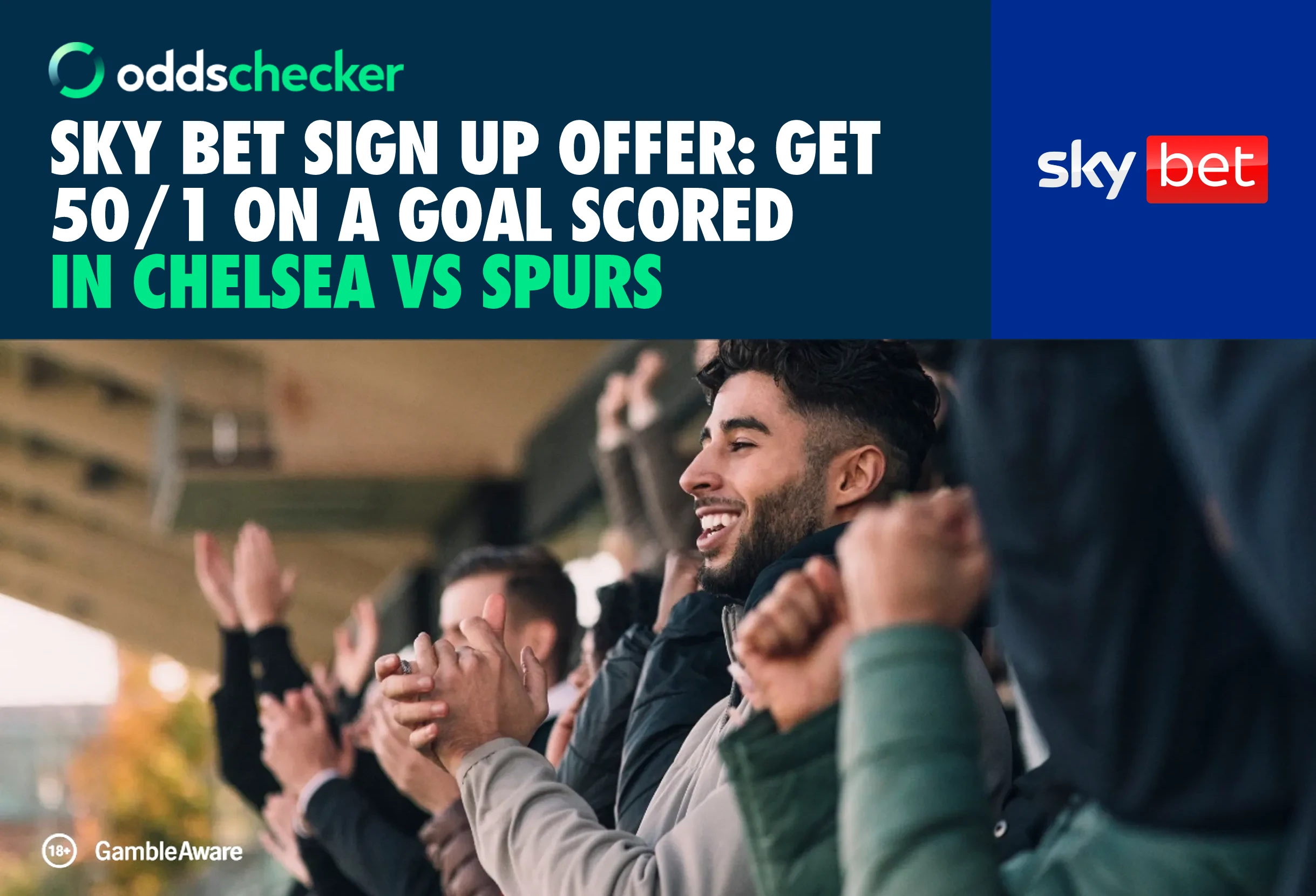 Sky Bet Sign Up Offer: Get 50/1 on a Goal Scored in Chelsea vs Spurs