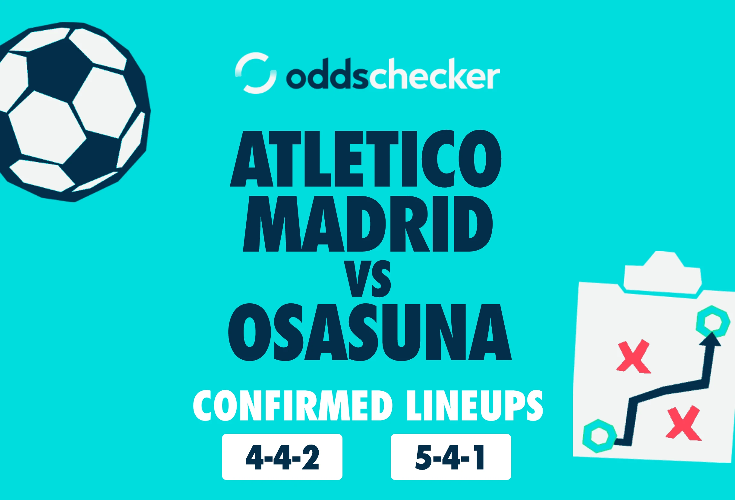 Atletico Madrid vs Osasuna Confirmed Lineups