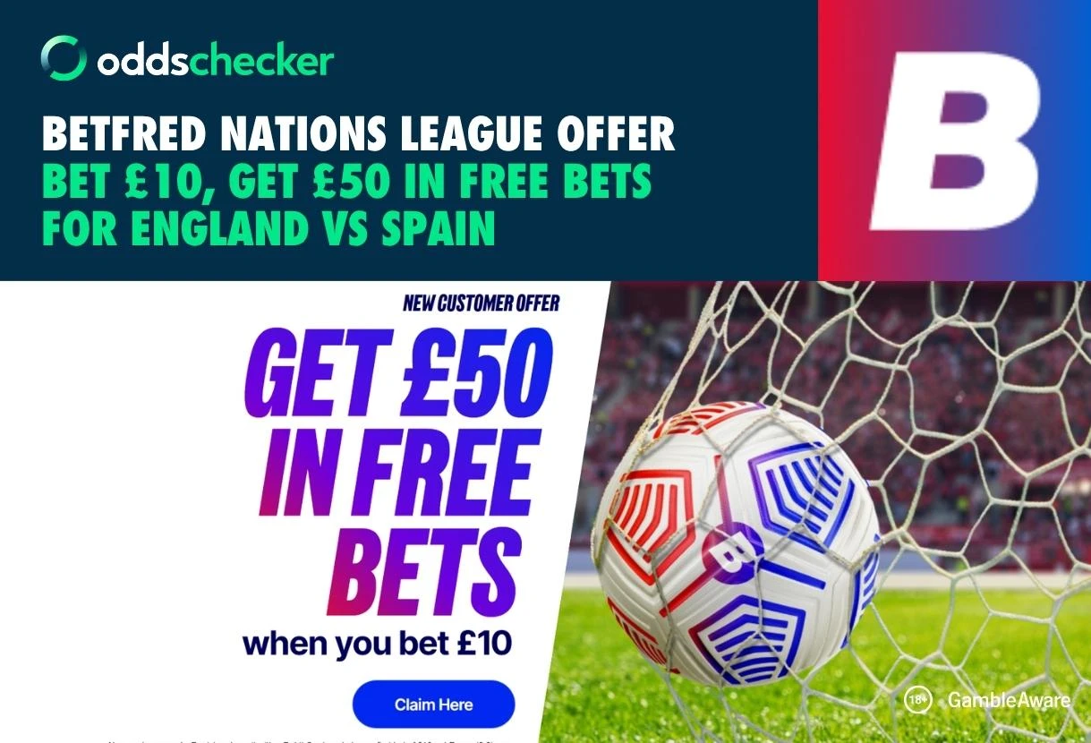 Betfred England vs Spain Offer: Bet £10, Get £50 for UEFA Nations League Clash