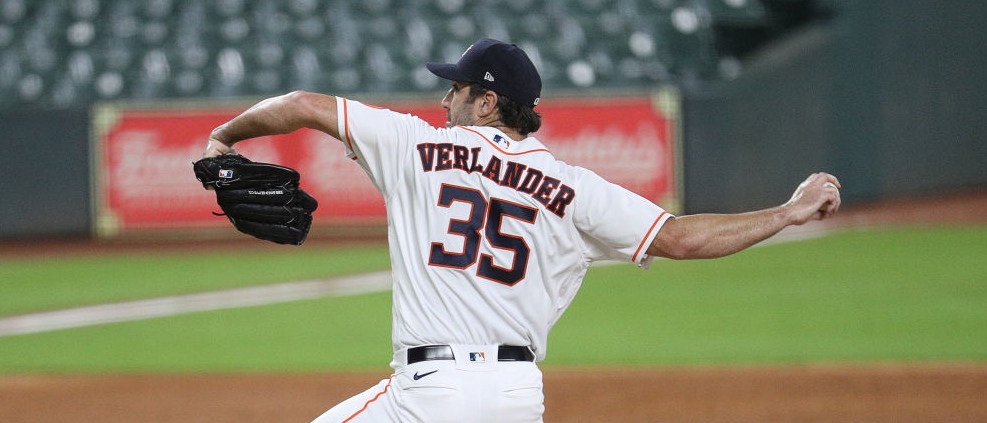 Justin Verlander Pitching Astros