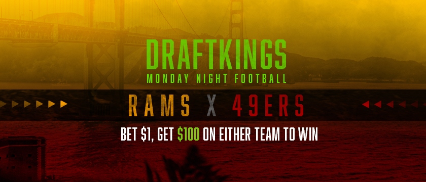 NFL DraftKings promo code for Monday Night Football: Score up to $1,250 in  welcome bonuses 