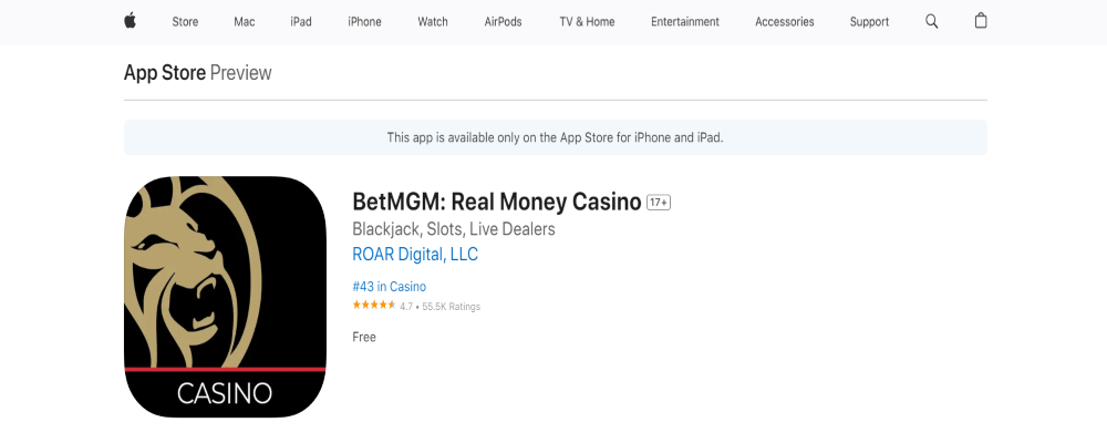 BetMGM Casino App On App Store