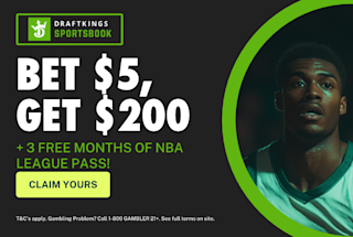 DraftKings Mobile Banner Bet 5 Get 200