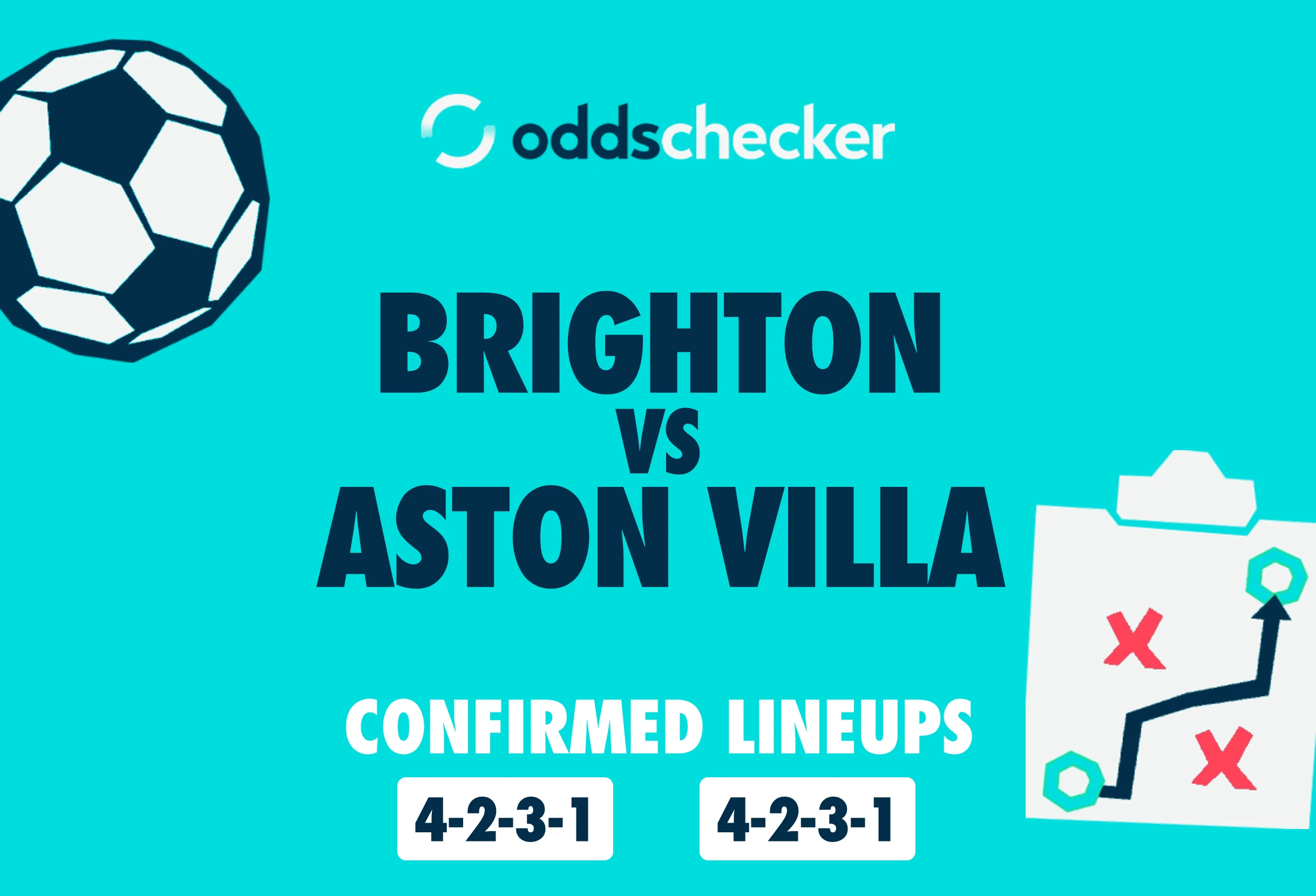 Brighton vs Aston Villa Confirmed Lineups