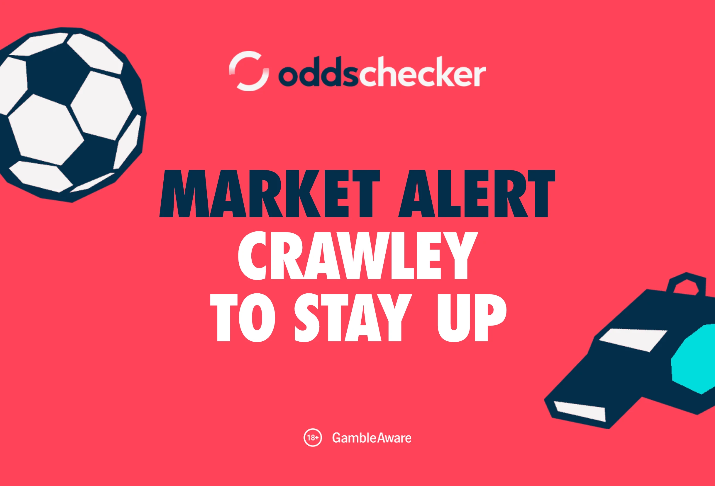 Crawley To Stay Up In The English League Two Odds Now 1/2