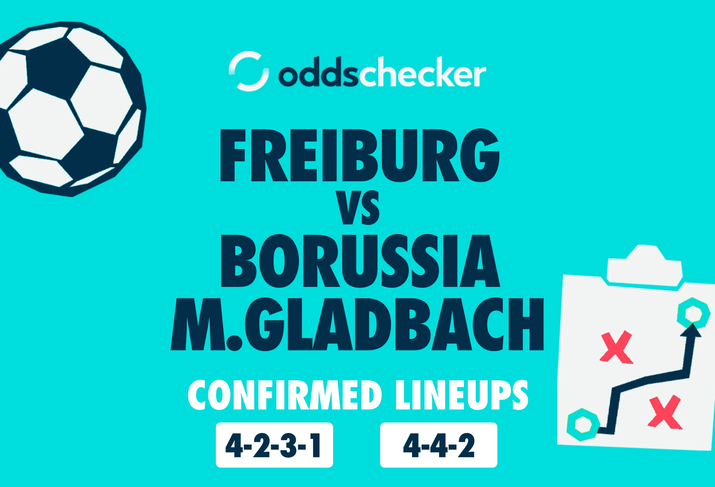 Freiburg vs Borussia M.Gladbach Confirmed Lineups