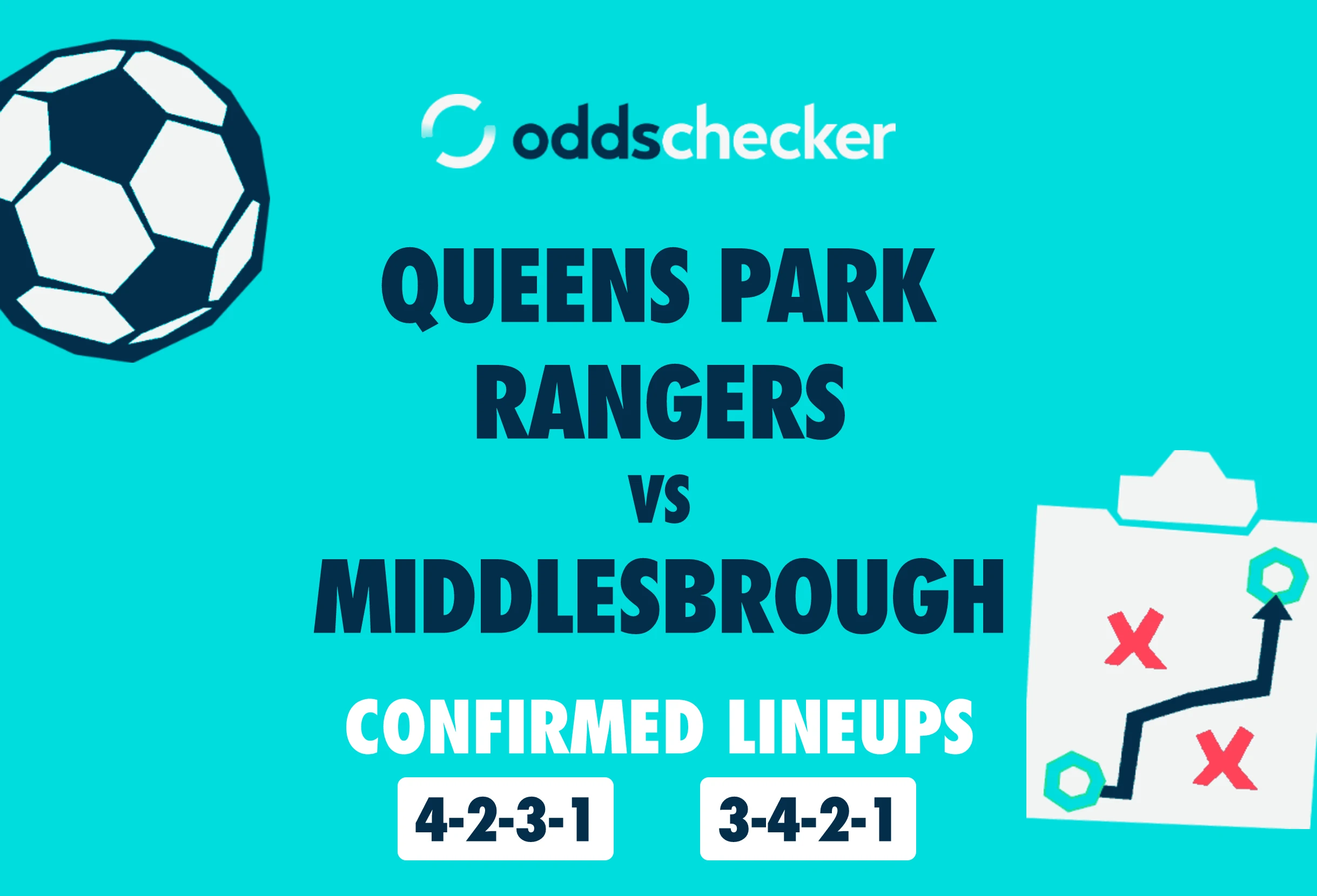 Queens Park Rangers vs Middlesbrough Confirmed Lineups