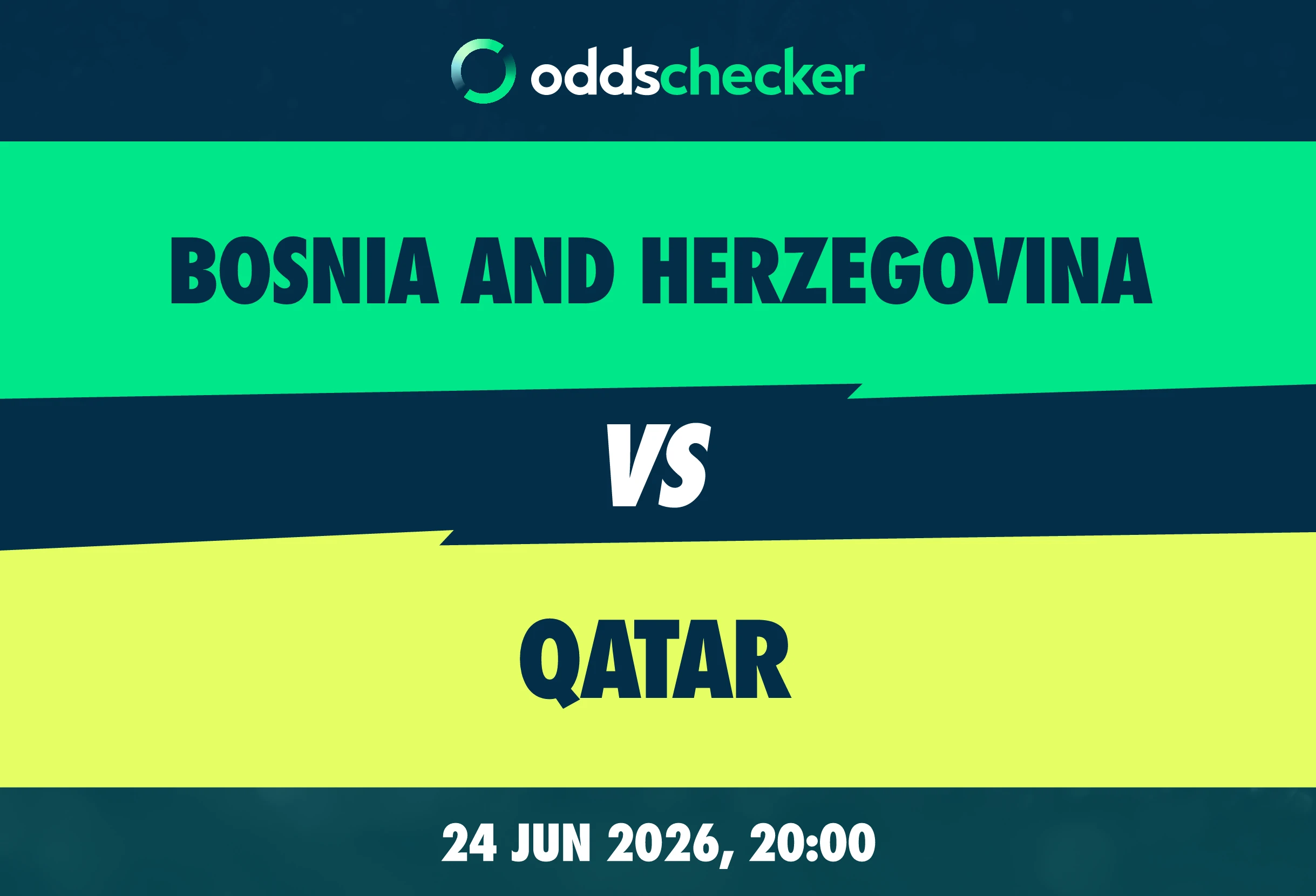 Bosnia and Herzegovina vs Qatar Lineups, Prediction, Betting Tips & Odds