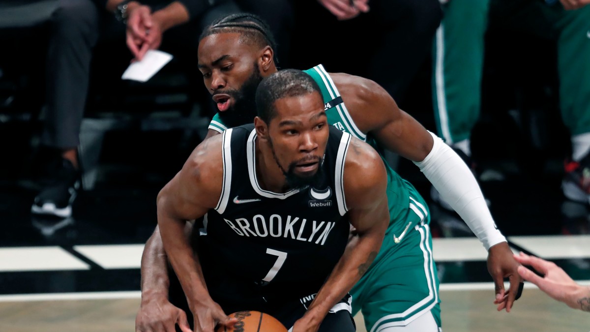 Kevin Durant Nets Against Celtics