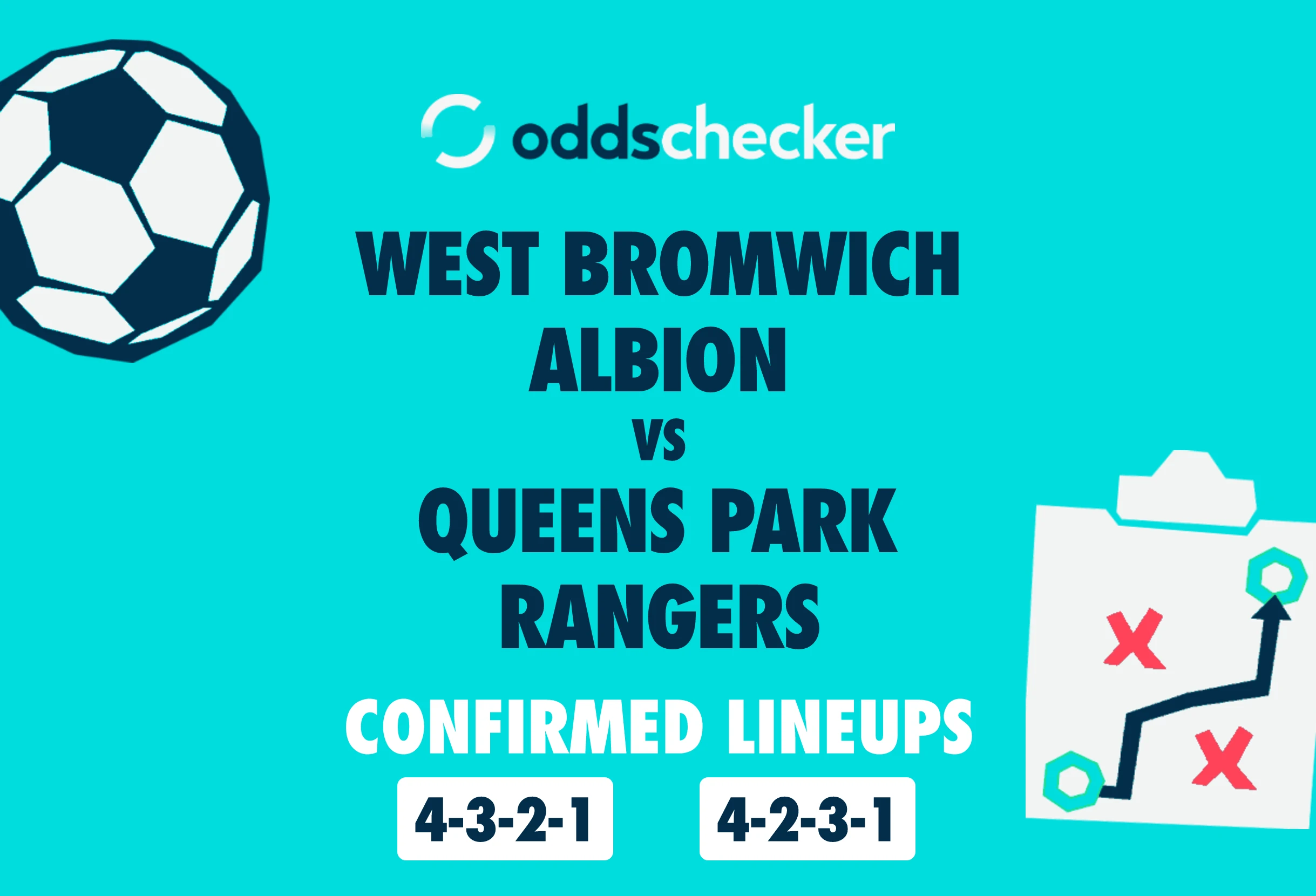 West Bromwich Albion vs Queens Park Rangers Confirmed Lineups