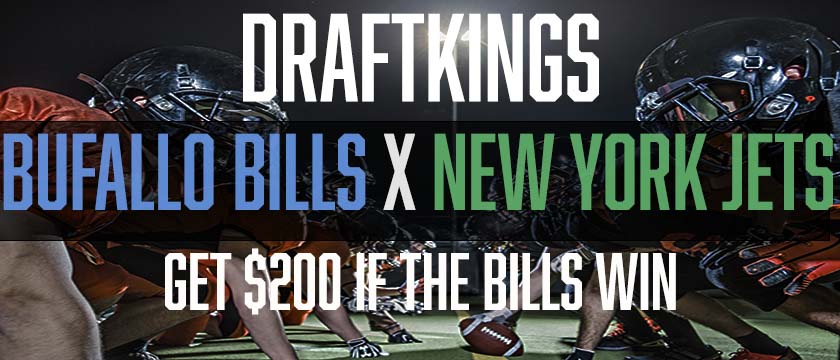 Bills vs. Jets picks plus our best DraftKings new user promo: $200 offer 