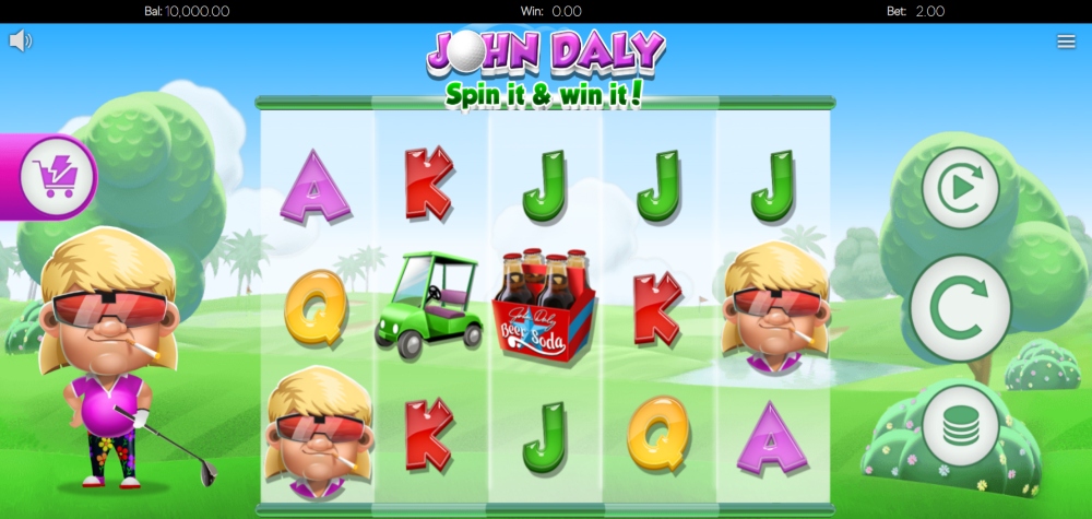 John Daly Spin It & Win It Slot