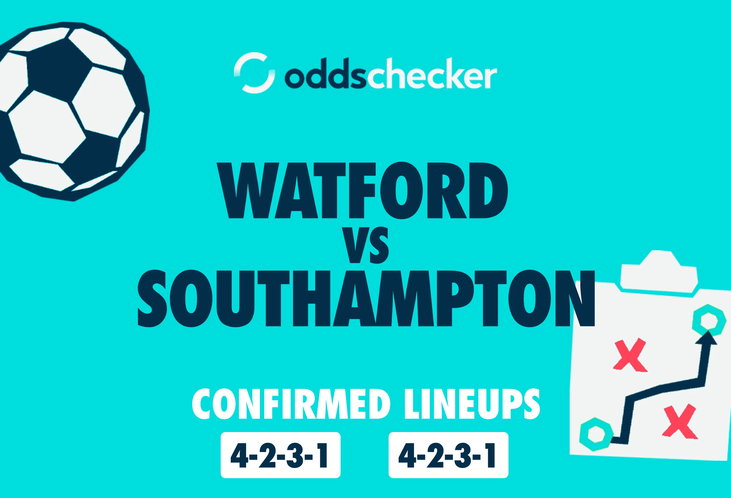 Watford vs Southampton Confirmed Lineups