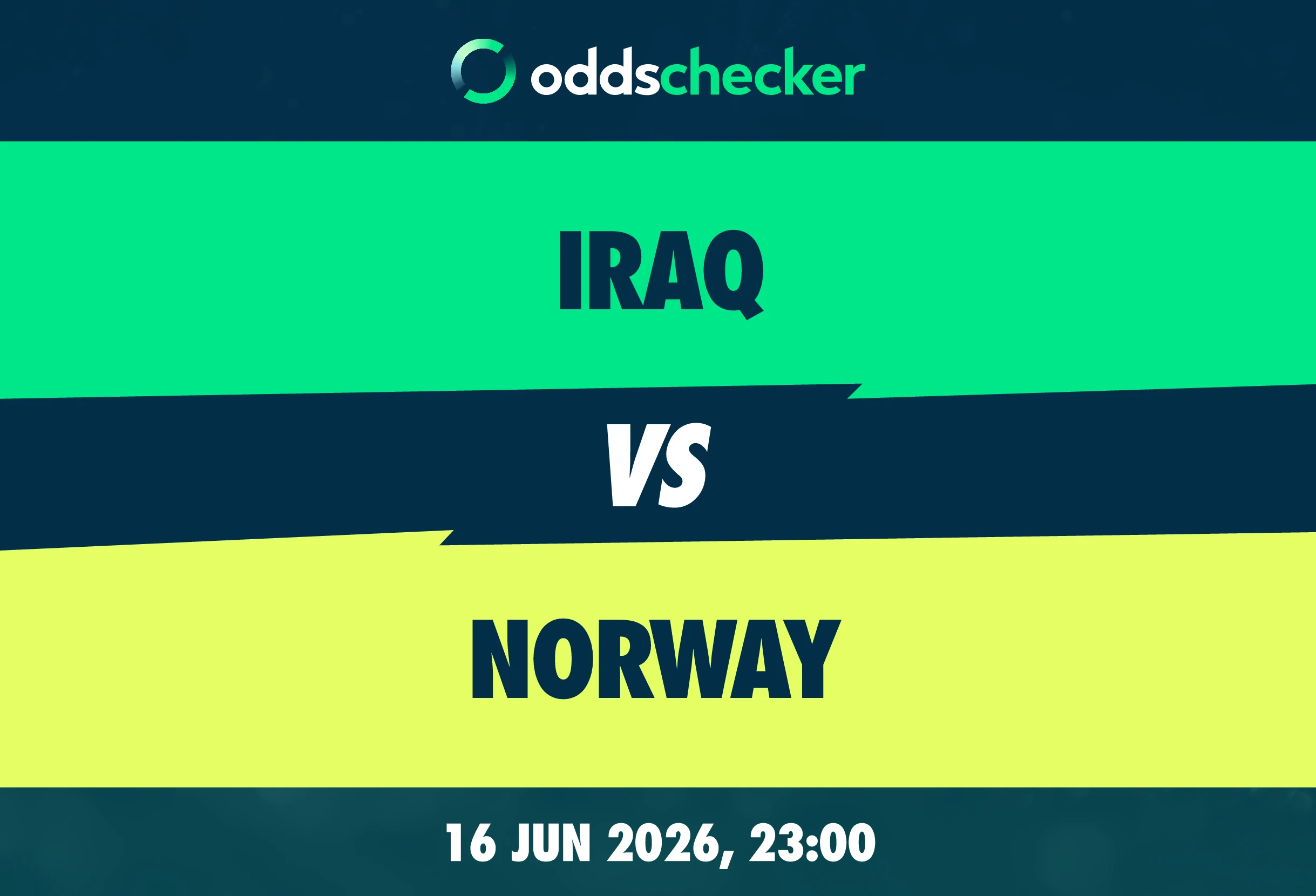 Iraq vs Norway Lineups, Prediction, Betting Tips & Odds