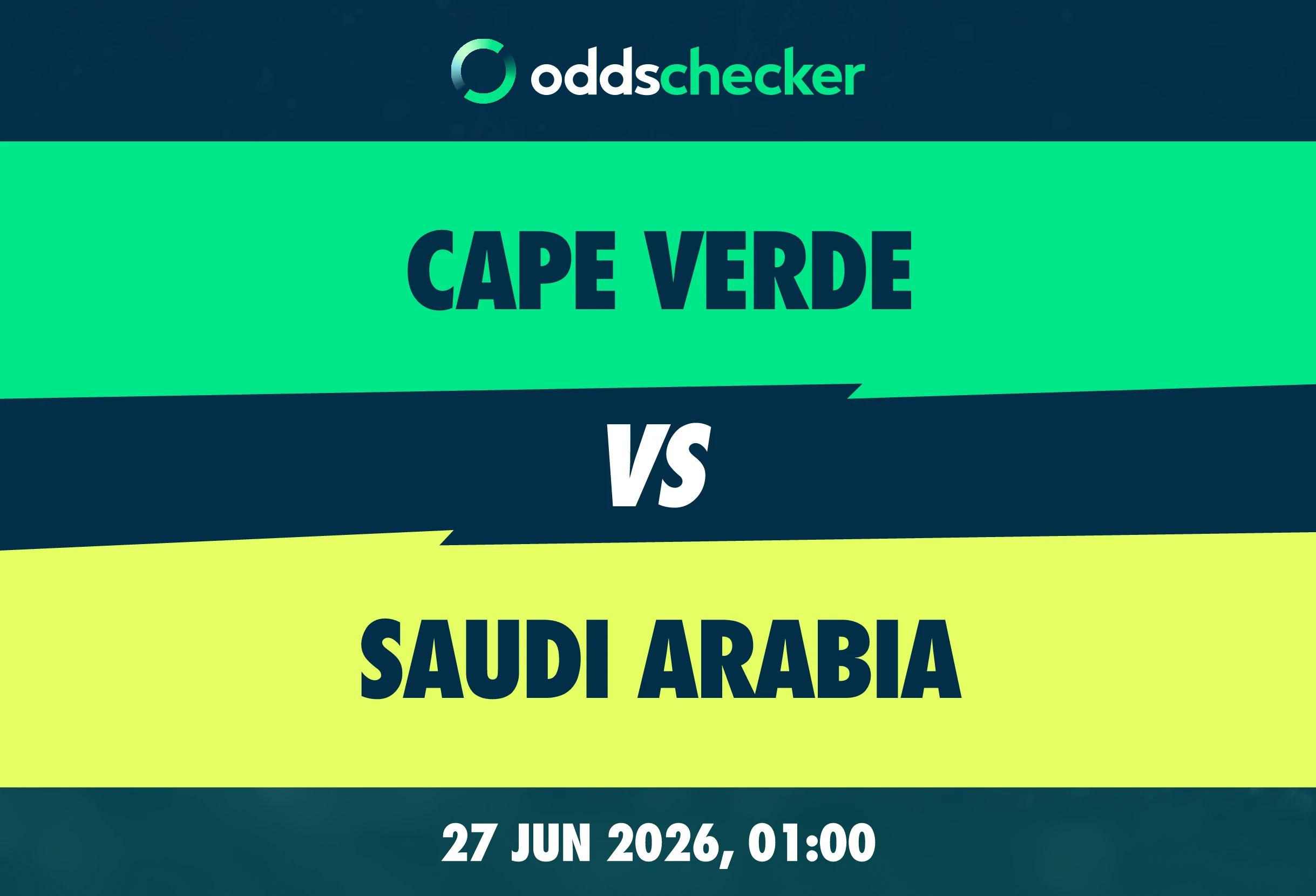 Cape Verde vs Saudi Arabia Lineups, Prediction, Betting Tips & Odds