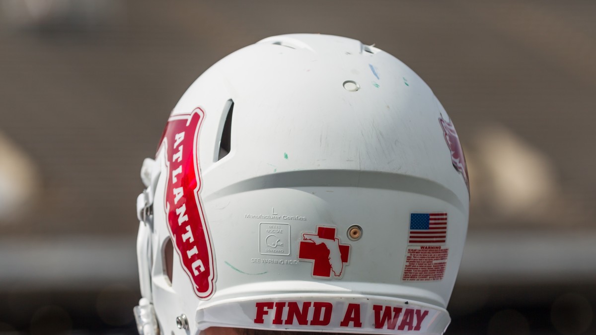 Florida Atlantic University Football Helmet