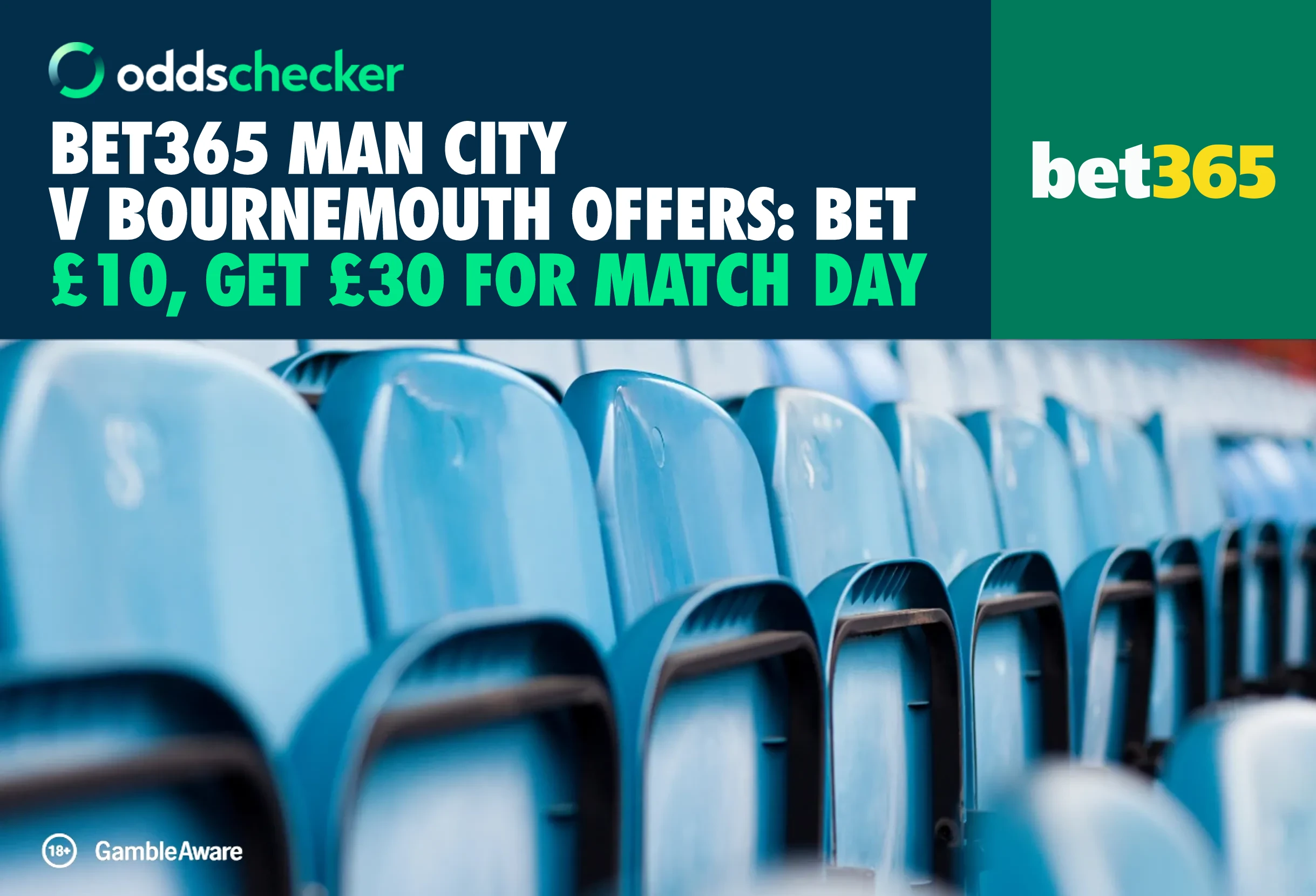 bet365 Bonus Code: Bet £10, Get £30 for Man City v Bournemouth