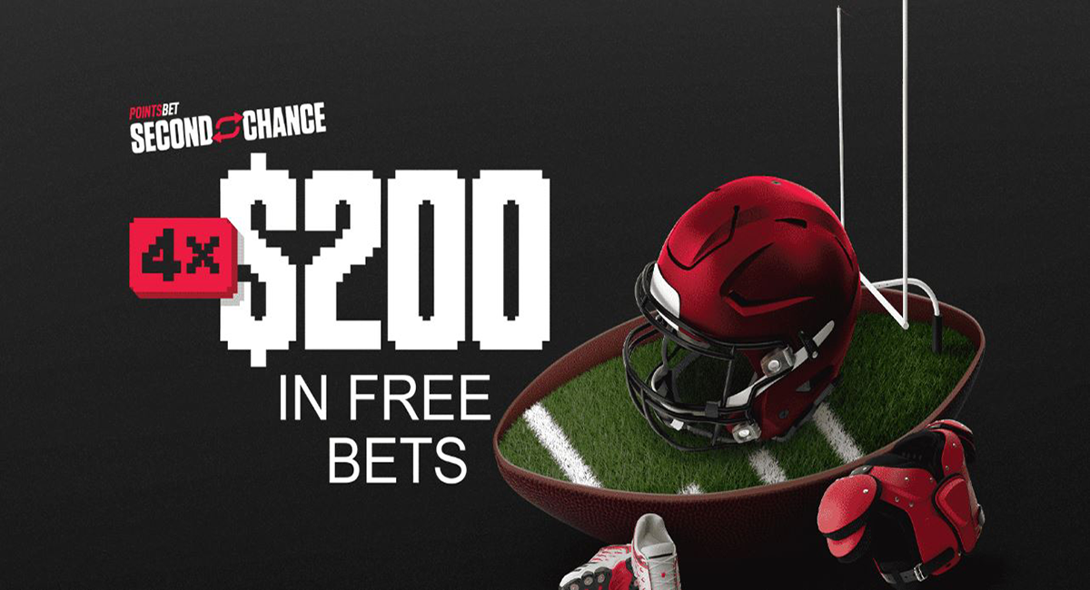4 x $200 Free Bets With PointsBet