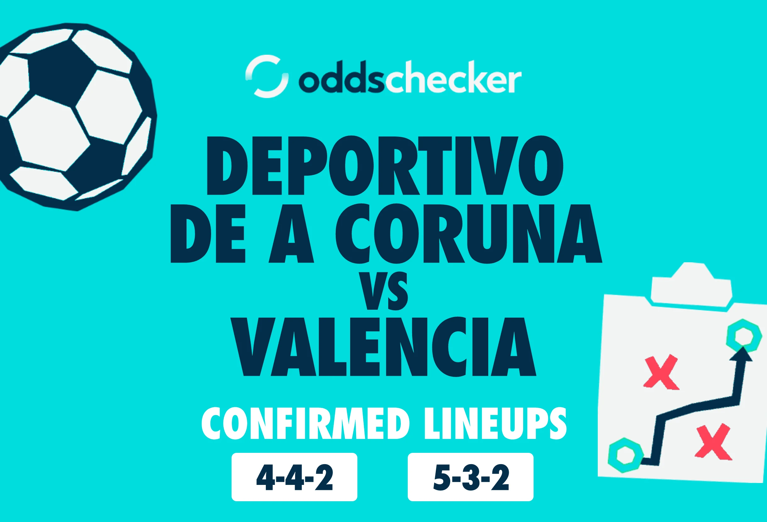 Deportivo de A Coruna vs Valencia Confirmed Lineups