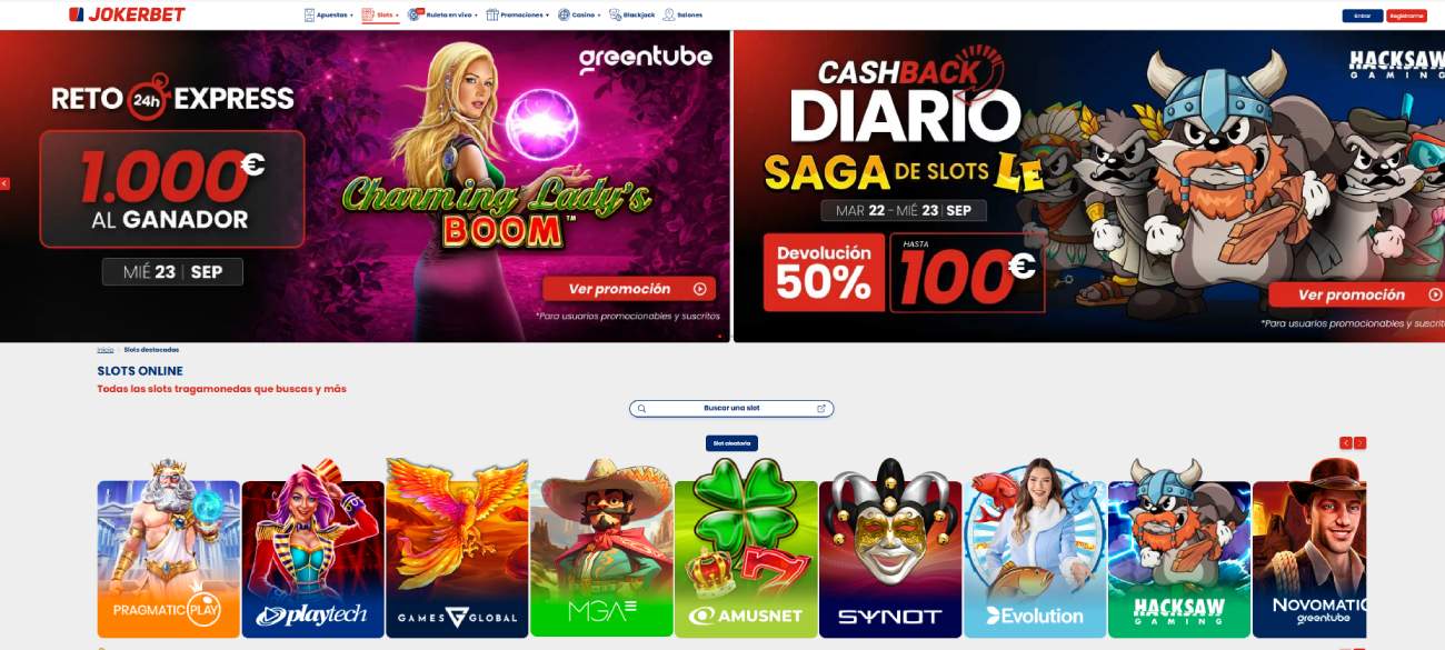 Casino y Slots JOKERBET