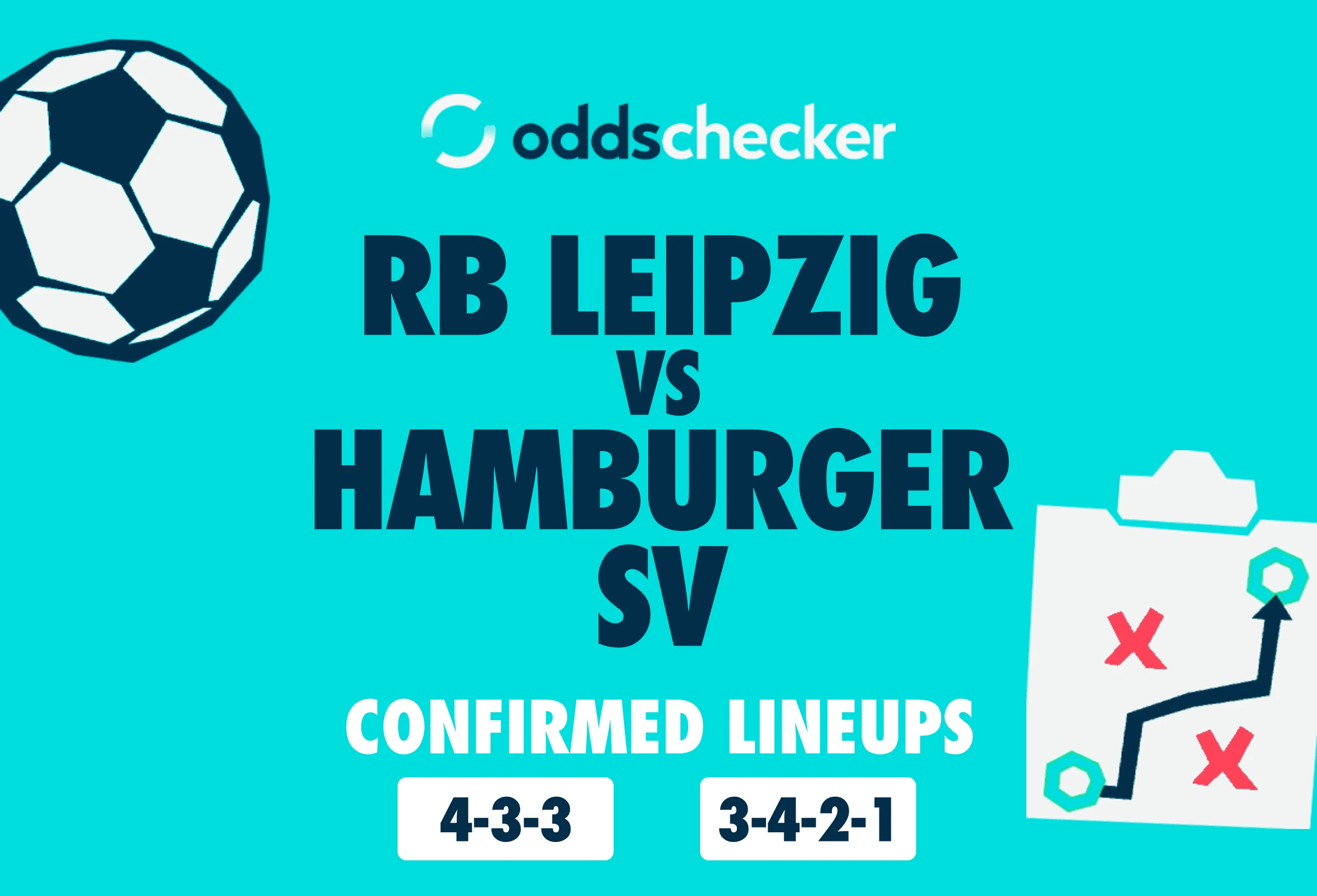 RB Leipzig vs Hamburger SV Confirmed Lineups