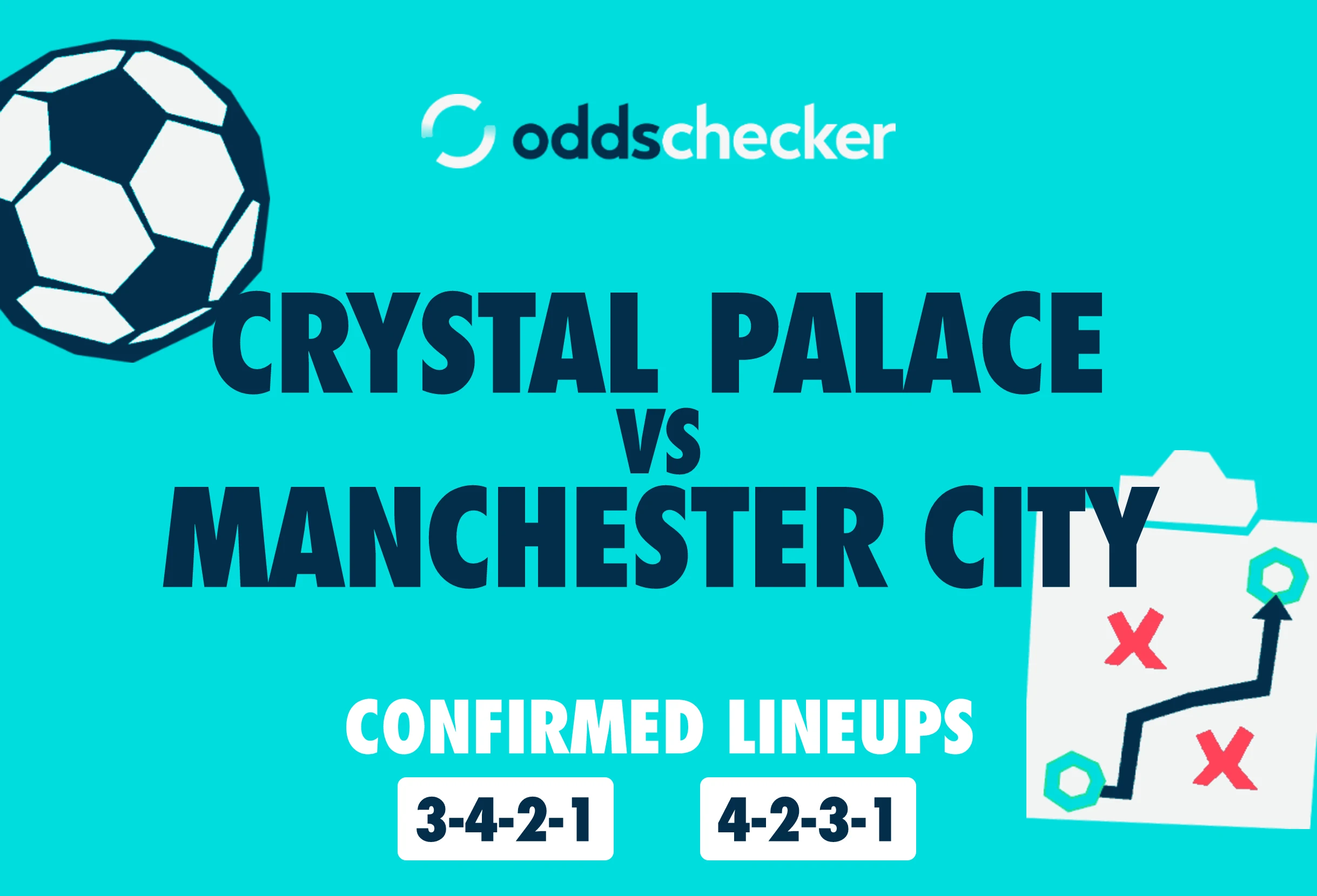Crystal Palace vs Manchester City Confirmed Lineups