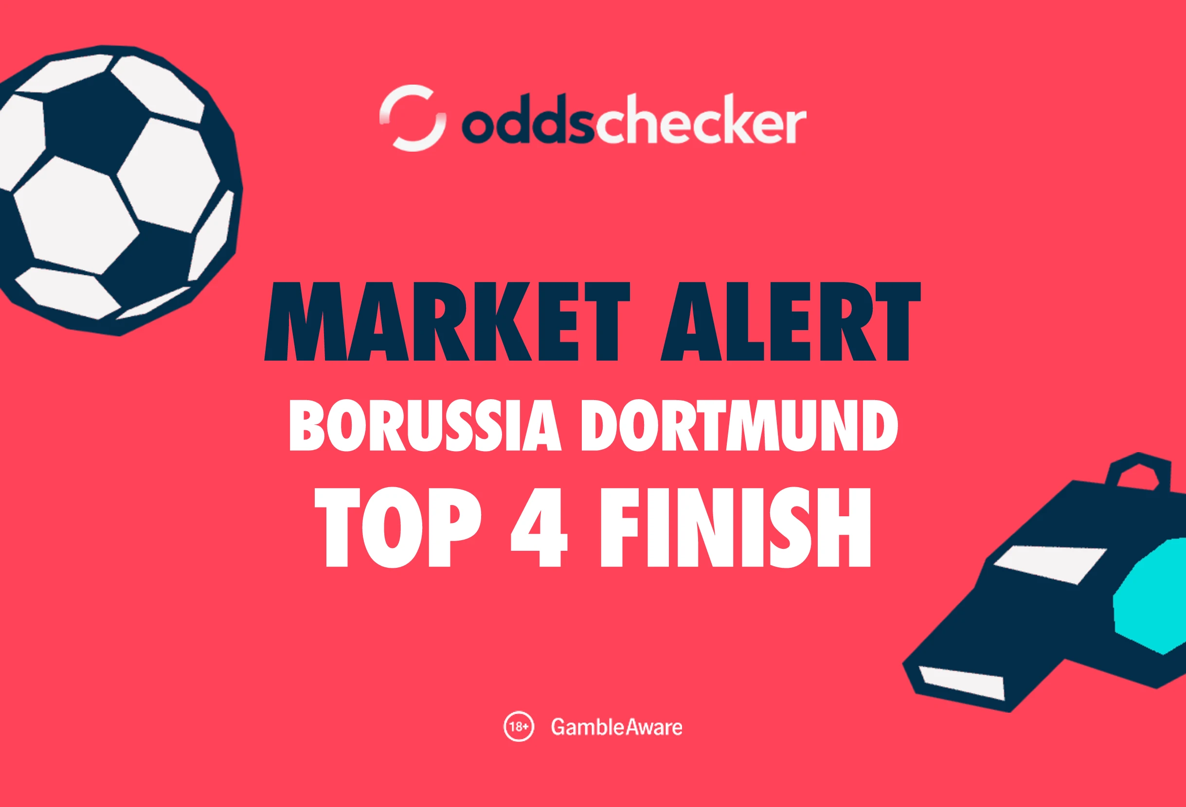 Borussia Dortmund To Finish In The Top 4 Of German Bundesliga Odds Now 1/10