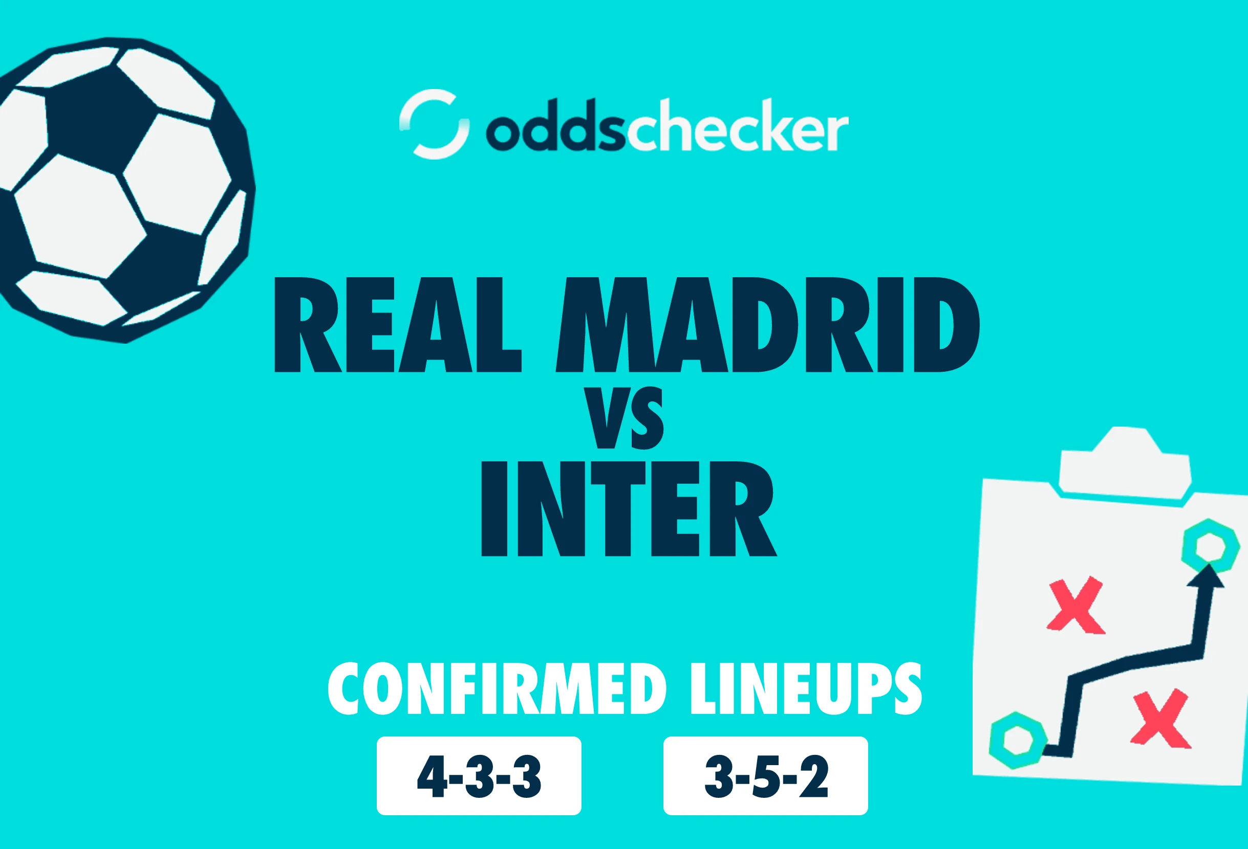 Real Madrid vs Inter Confirmed Lineups