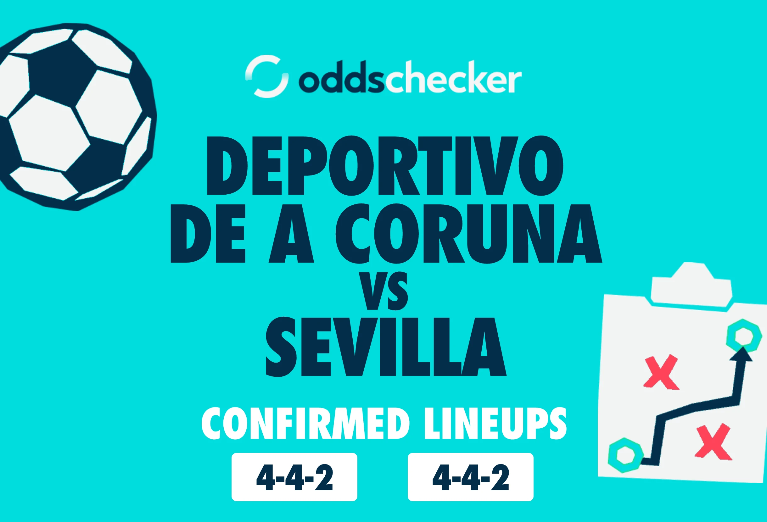 Deportivo de A Coruna vs Sevilla Confirmed Lineups