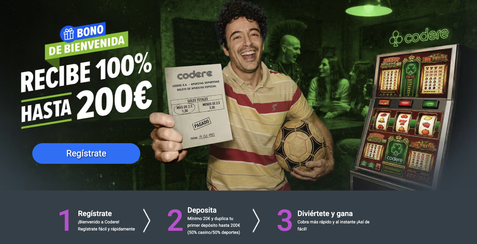 Bono Codere - Registro