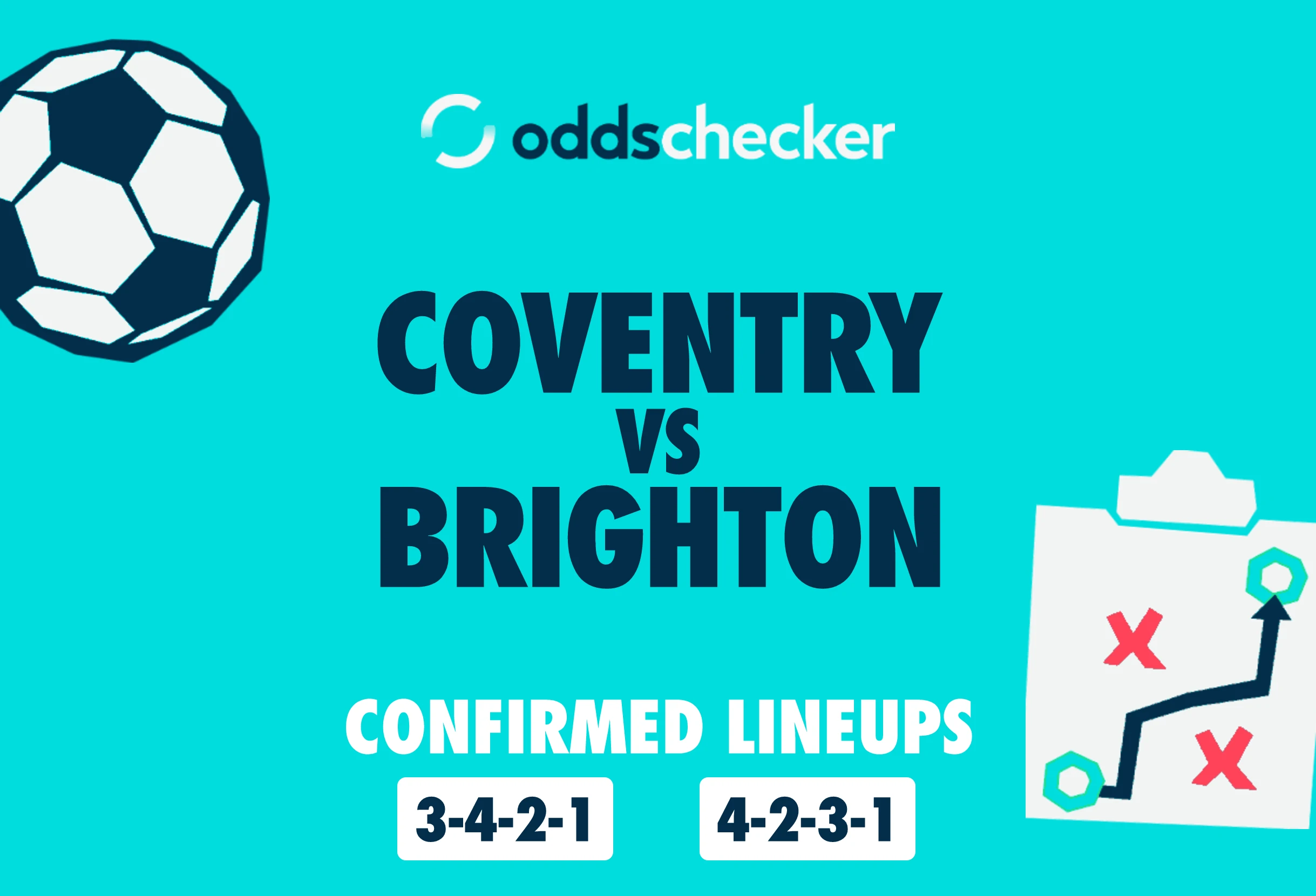 Coventry vs Brighton Confirmed Lineups