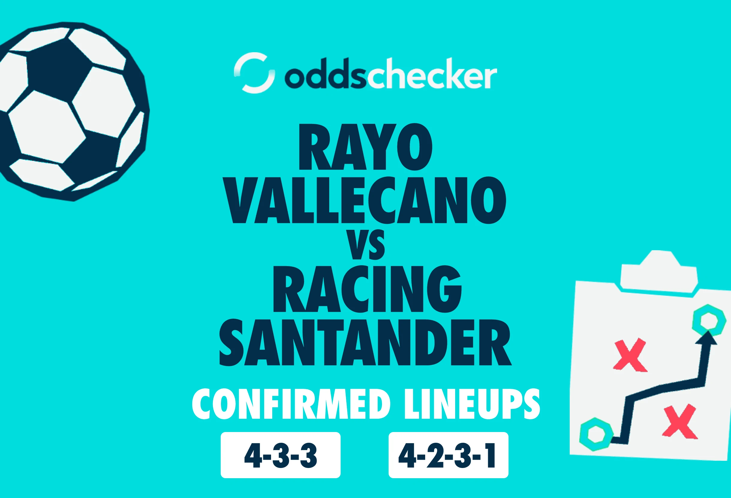 Rayo Vallecano vs Racing Santander Confirmed Lineups