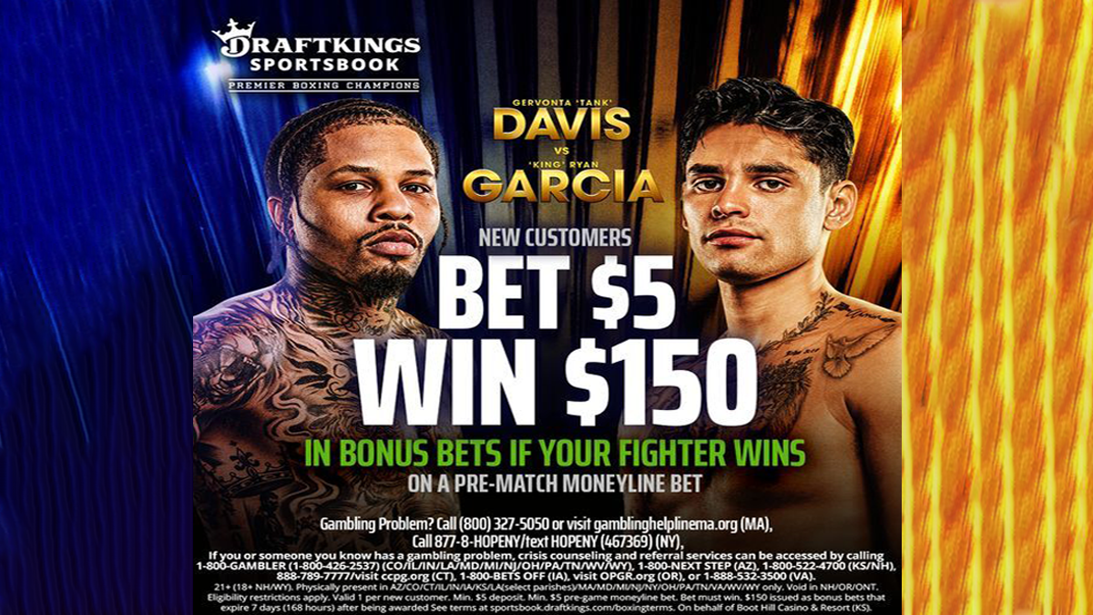 DraftKings Davis vs Garcia Pool: Win Big on the Free $10K Tank Davis vs
