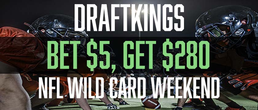 DraftKings Bet $5, Get $280 Wild Card
