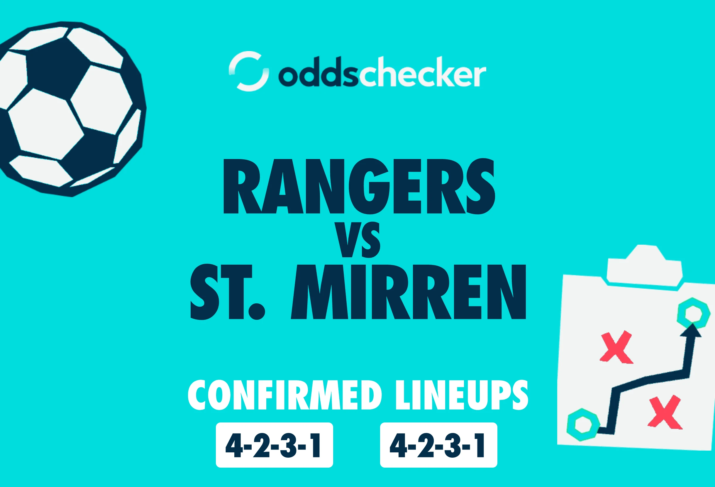 Rangers vs St. Mirren Confirmed Lineups