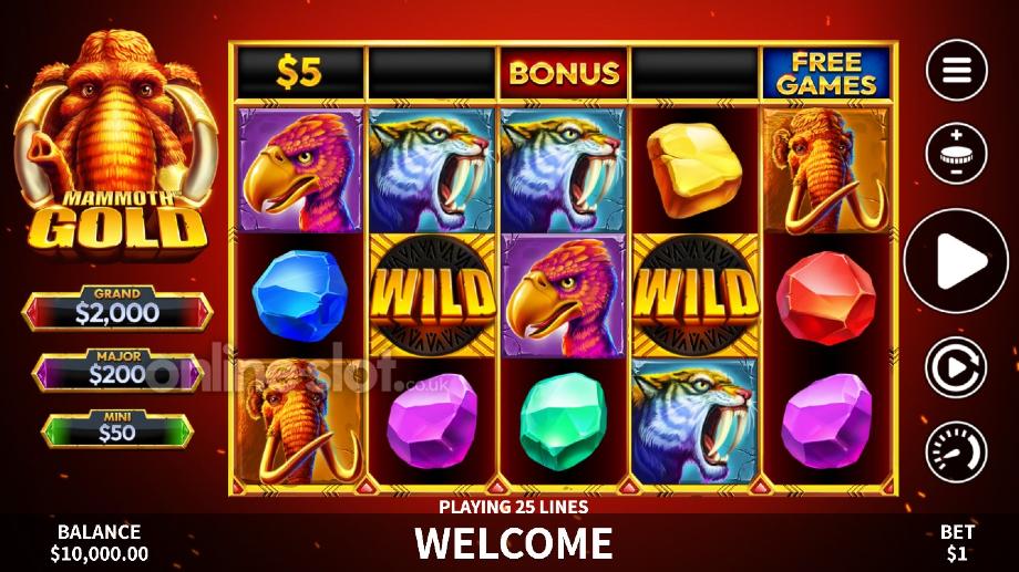 mammoth gold slot