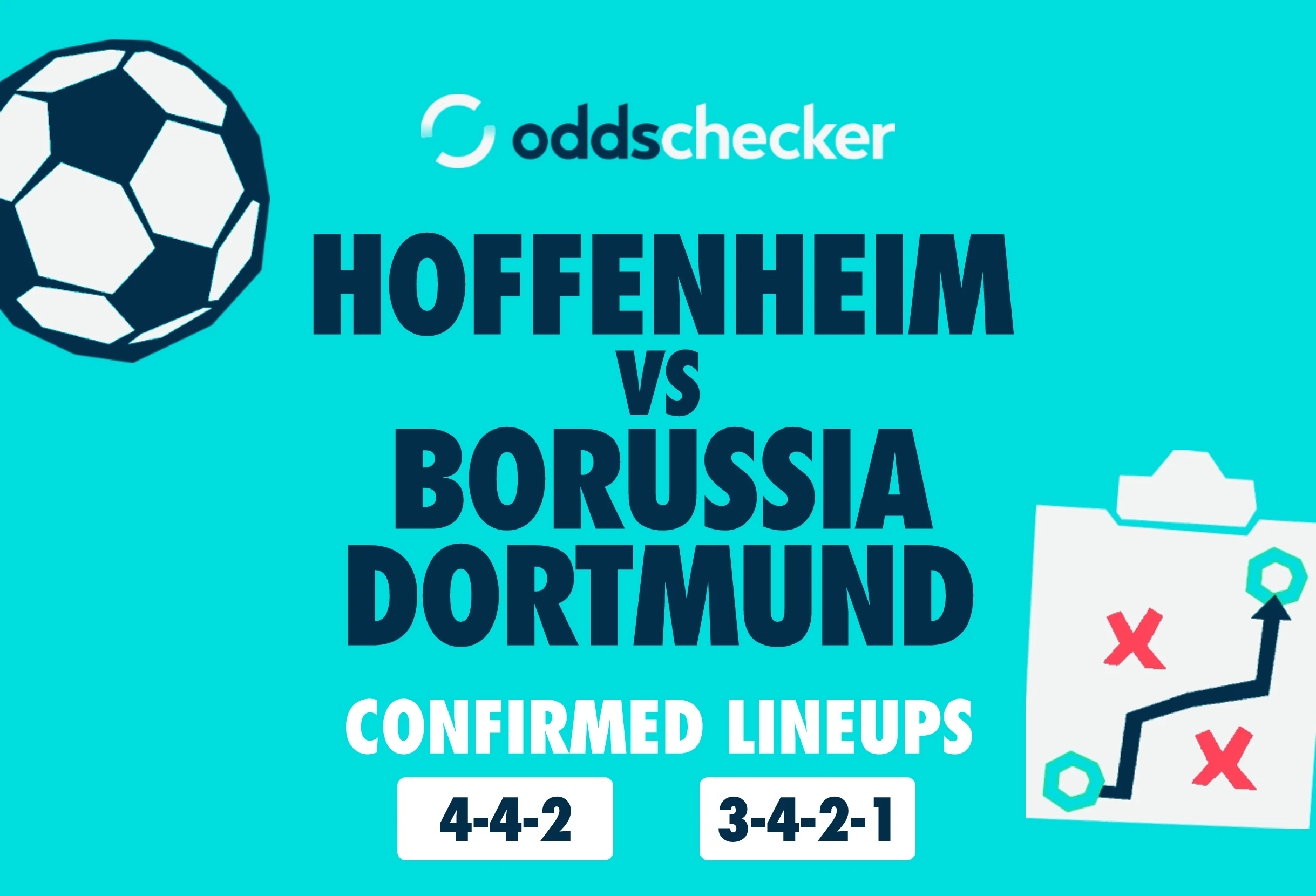 Hoffenheim vs Borussia Dortmund Confirmed Lineups