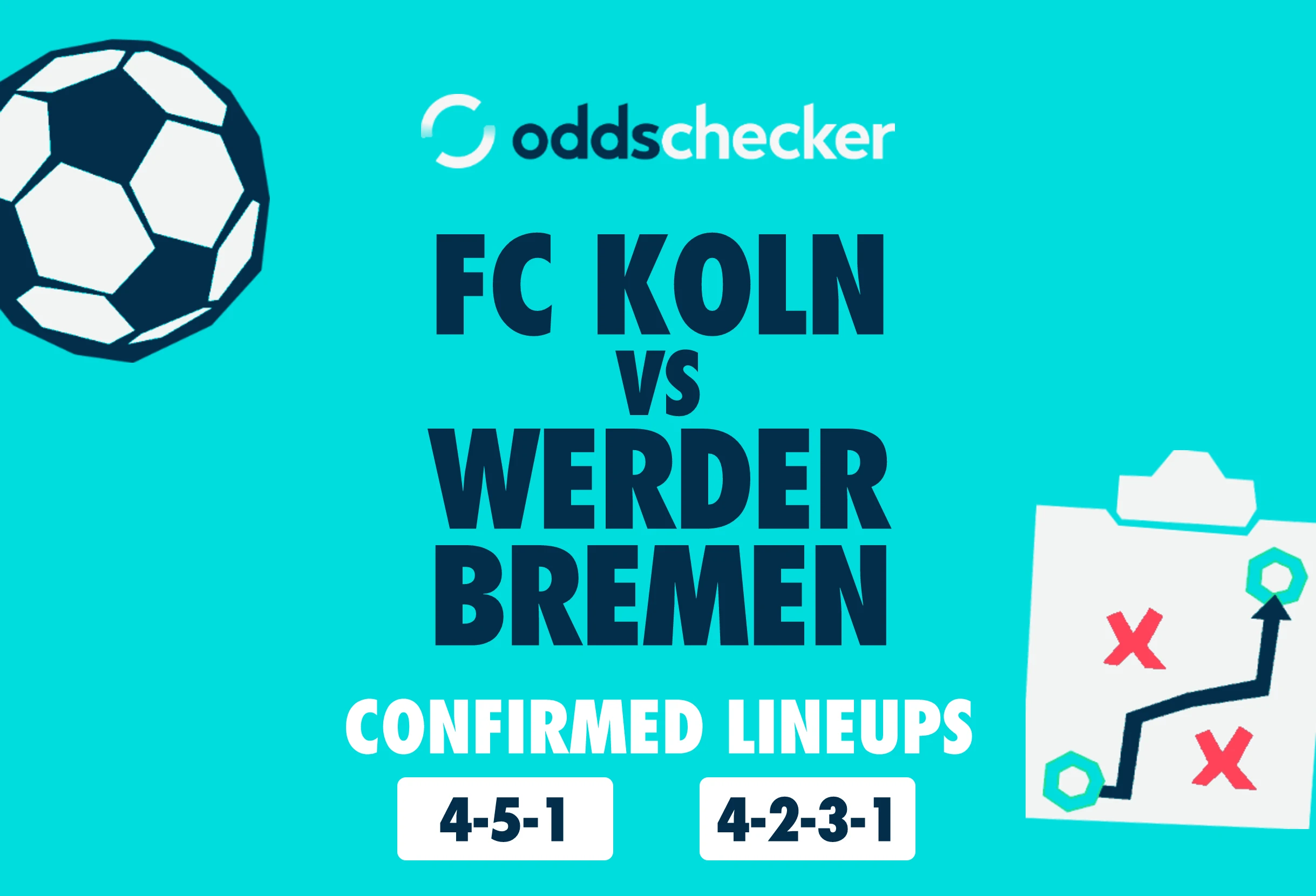 FC Koln vs Werder Bremen Confirmed Lineups