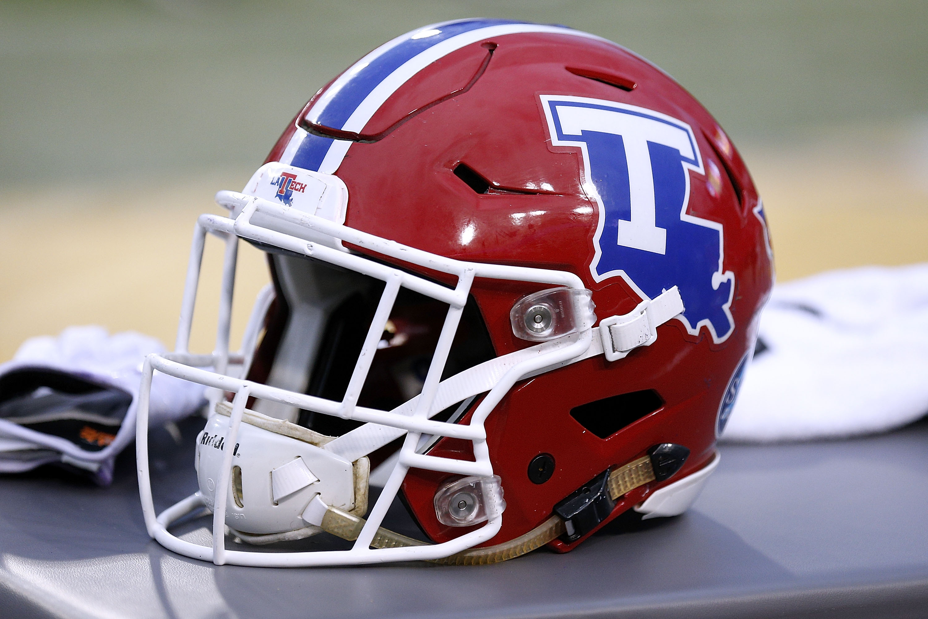 Louisiana Tech Football Helmet Red