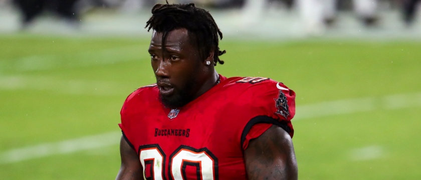 Jason Pierre-Paul in Super Bowl LV with Tampa Bay Buccaneers