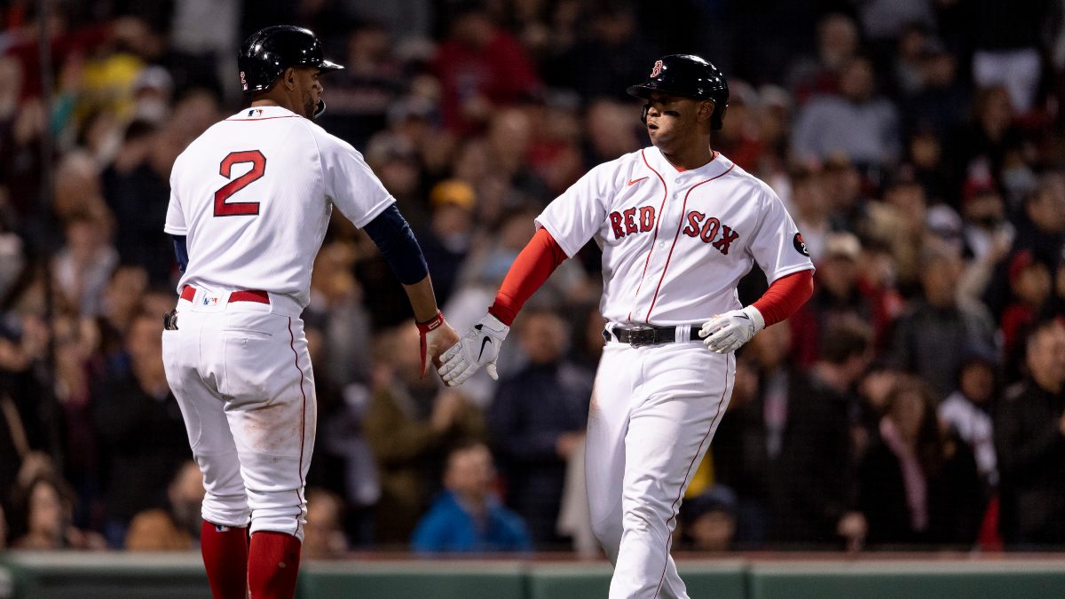 Boston Red Sox Rafael Devers Xander Boegarts