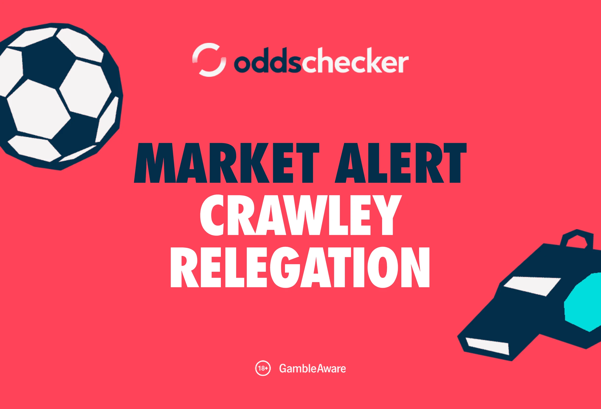 Crawley To Be Relegated From The English League Two Odds Now 8/15