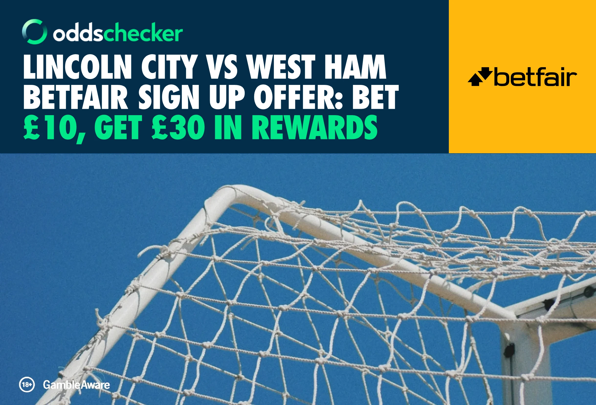 Lincoln City vs West Ham Betfair Sign Up Offer: Bet £10, Get £30 in Rewards