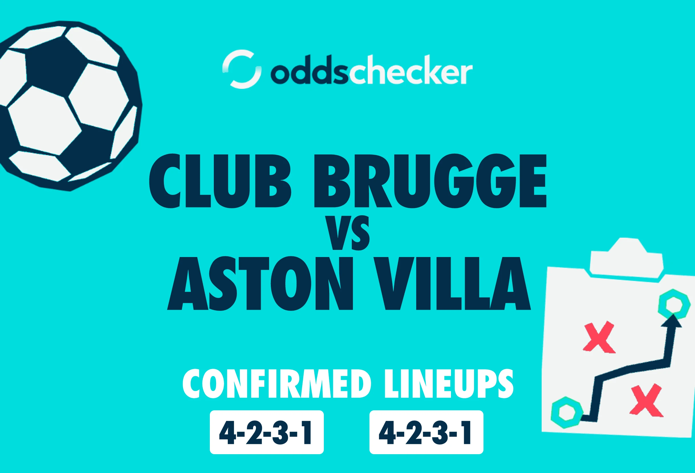 Club Brugge vs Aston Villa Confirmed Lineups