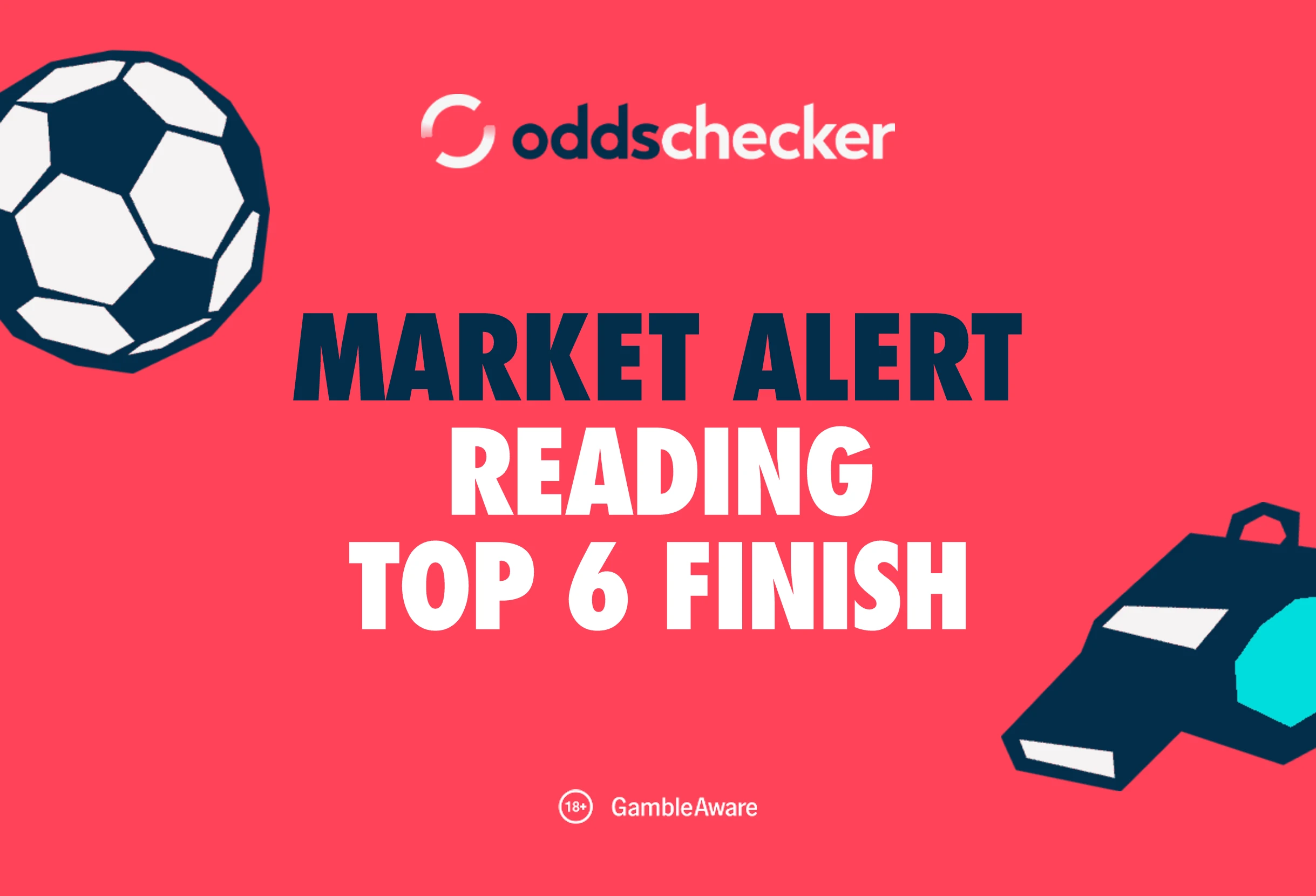 Reading To Finish In The Top 6 Of The English League One Odds Now 4/6