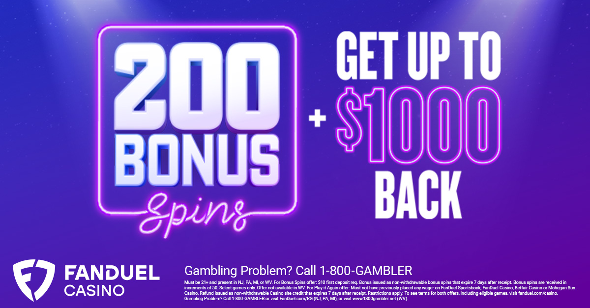 FanDuel Casino 200 Bonus Spins